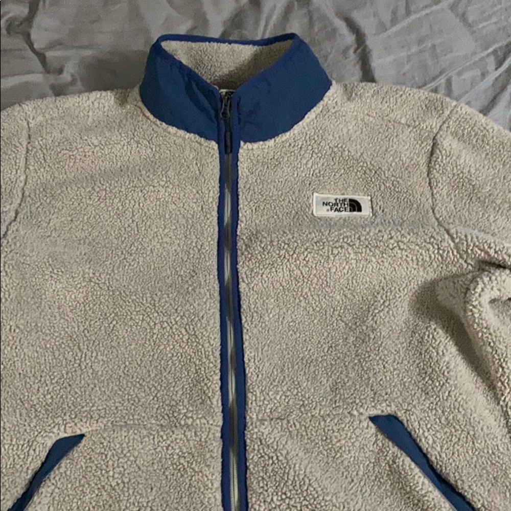 The North Face furry fleece jacket